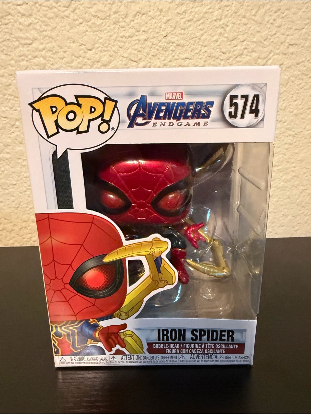 Funko Pop! Iron Spider Bobble-Head - Red & Gold